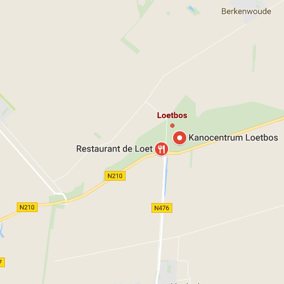 Kaart Loetbos